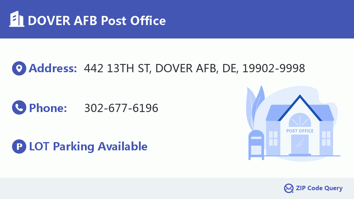 Post Office:DOVER AFB