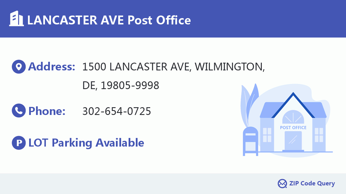 Post Office:LANCASTER AVE