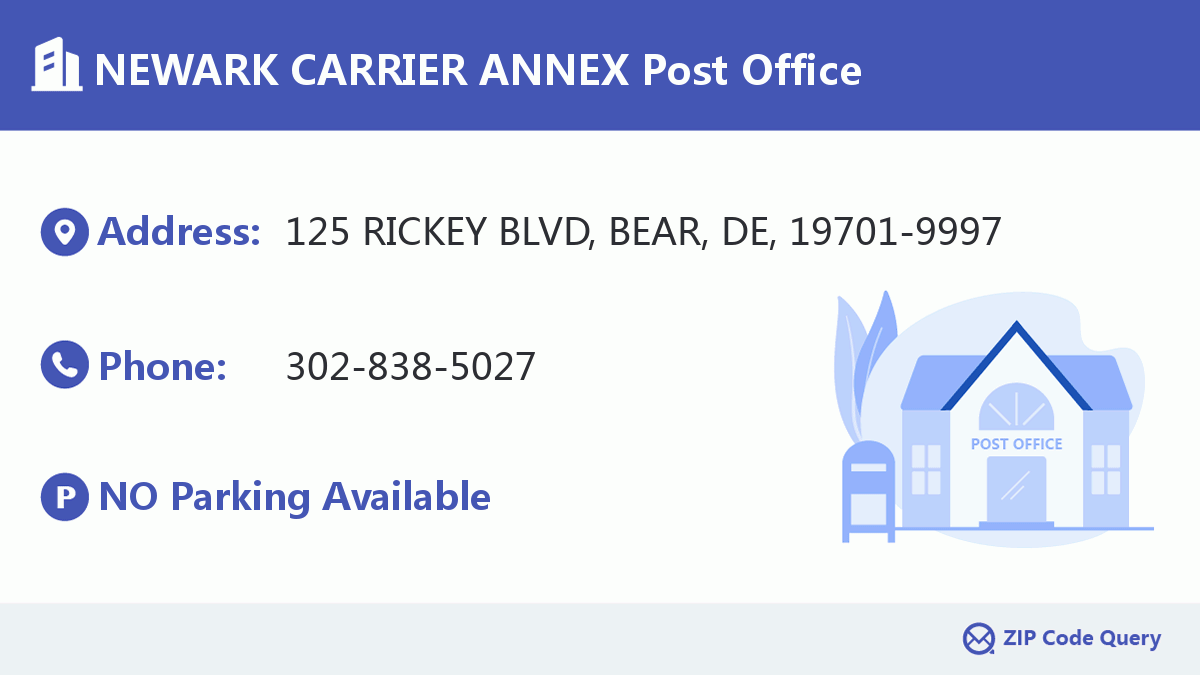 Post Office:NEWARK CARRIER ANNEX
