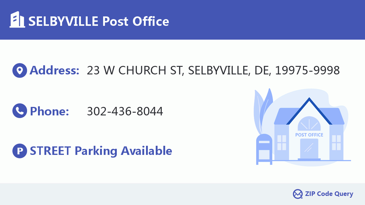 Post Office:SELBYVILLE
