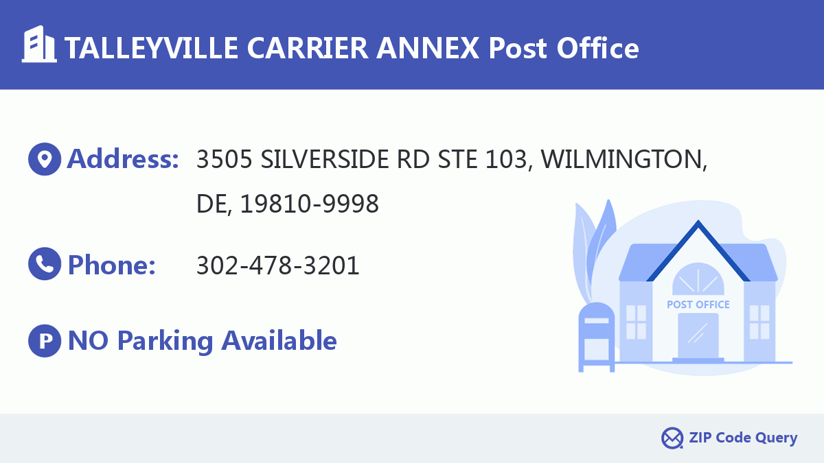 Post Office:TALLEYVILLE CARRIER ANNEX